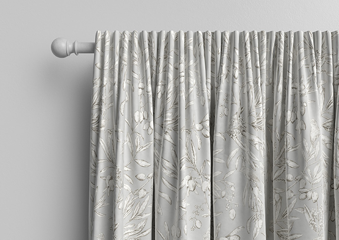 Aviary Velvet, Feather Grey - Made to Measure Curtain - Image 10